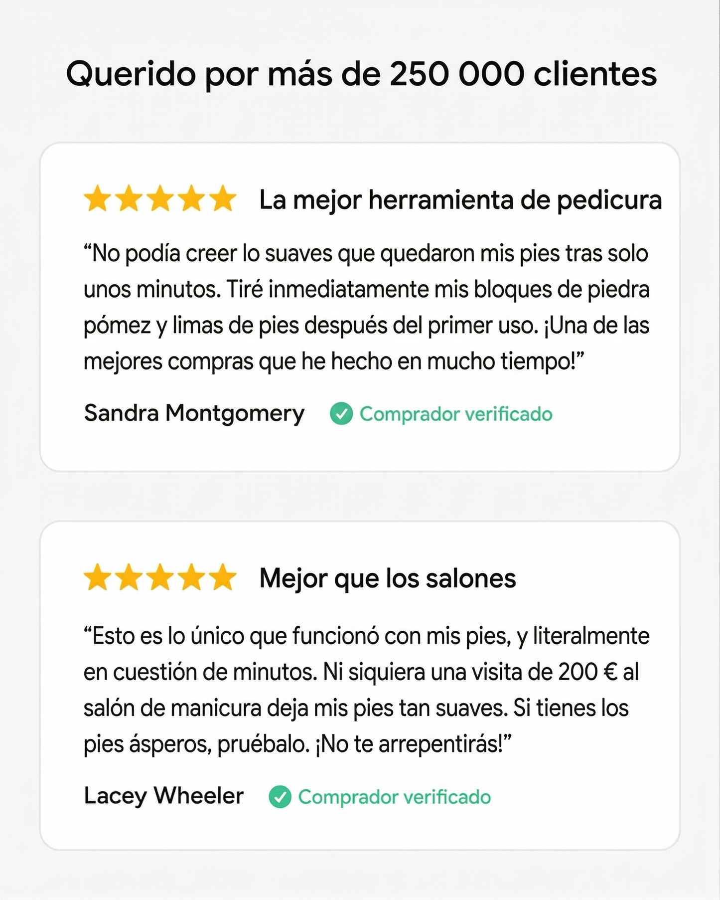 Lima para pies electrónica | Suavix